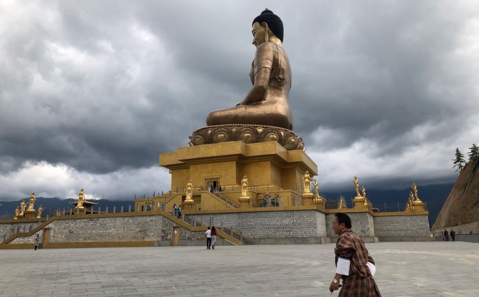 Buddha statue in Bhutan Buddha statue in Bhutan